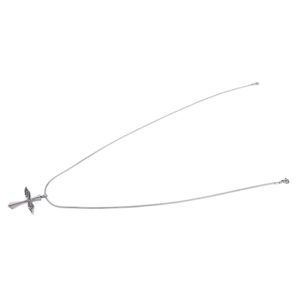 Pendant Necklace Multifunctional Adjustable Chain Length Waterproof Colorfast Cross Necklace for Women Men