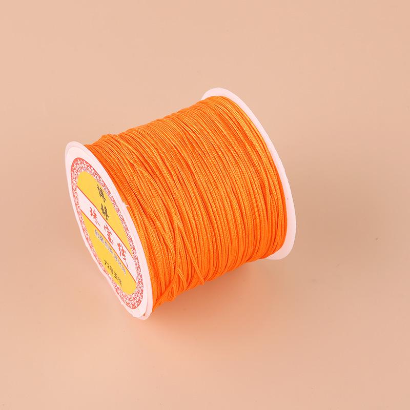 Boting Jade No. 72 0.8mm Nylon Thread for DIY Braided Cord Bracelet Weaving and Pendant Making.