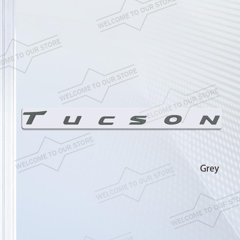 Car Styling Body Trunk 3D Metal For Tucson Letter Front Hood Bonnet Badge Stickers Decal Car Accessories