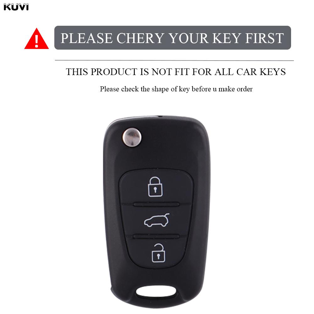 Golden TPU Car Flip Key Case Cover For Hyundai I20 I30 Ix20 Ix35 Elantra Accent For KIA Sportage Rio 3 Soul Optima Ceed K5 K2