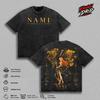 Nami OP Vintage Anime Graphic Tee Heavy Cotton Unisex and Kids Tshirt