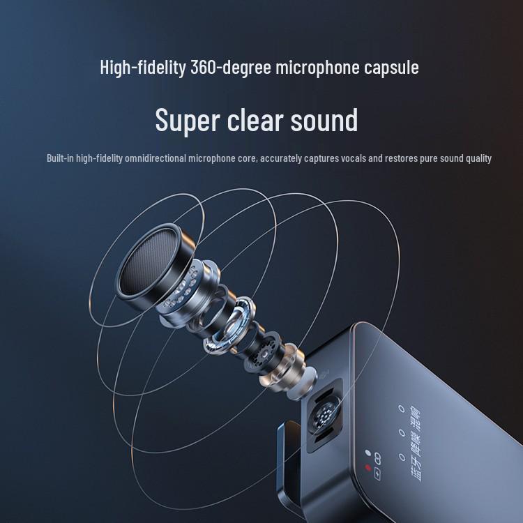 Wireless Live Broadcast Sound Card Set: Mic, Bluetooth Noise-Canceling Headphones for Outdoor Video & Audio Recording