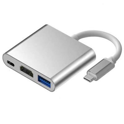 Hub USB typu C wielofunkcyjny 3 w 1 prędkość 5 Gbps przenośna stacja dokująca typu C do domu