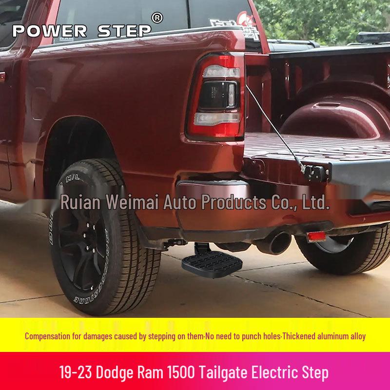 Dodge Ram TRX Retractable Tailgate Step Pedal Modification