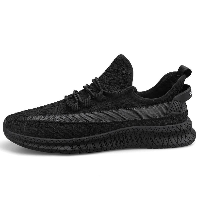 Flyknit pánské boty jarní a letní síťovaná obuv pánská obuv pro volný čas Pánské trendy pánské boty teniska
