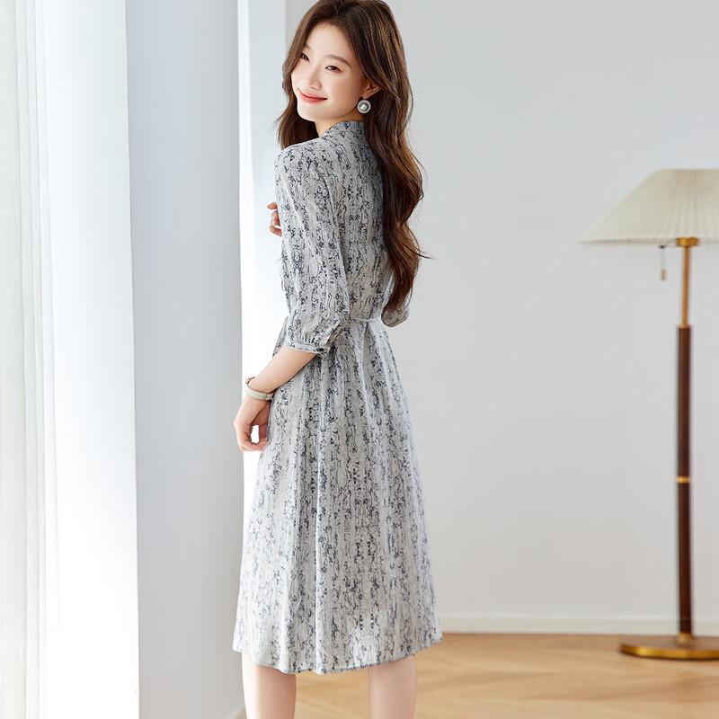 Srcr 16 Momme Double Crepe Silk Dress