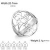 LIKGREAT Star of David Ring Chai Symbol Magen David Israel Finger Rings Hebrew Blessing Je Gift Stainless Steel Jewelry