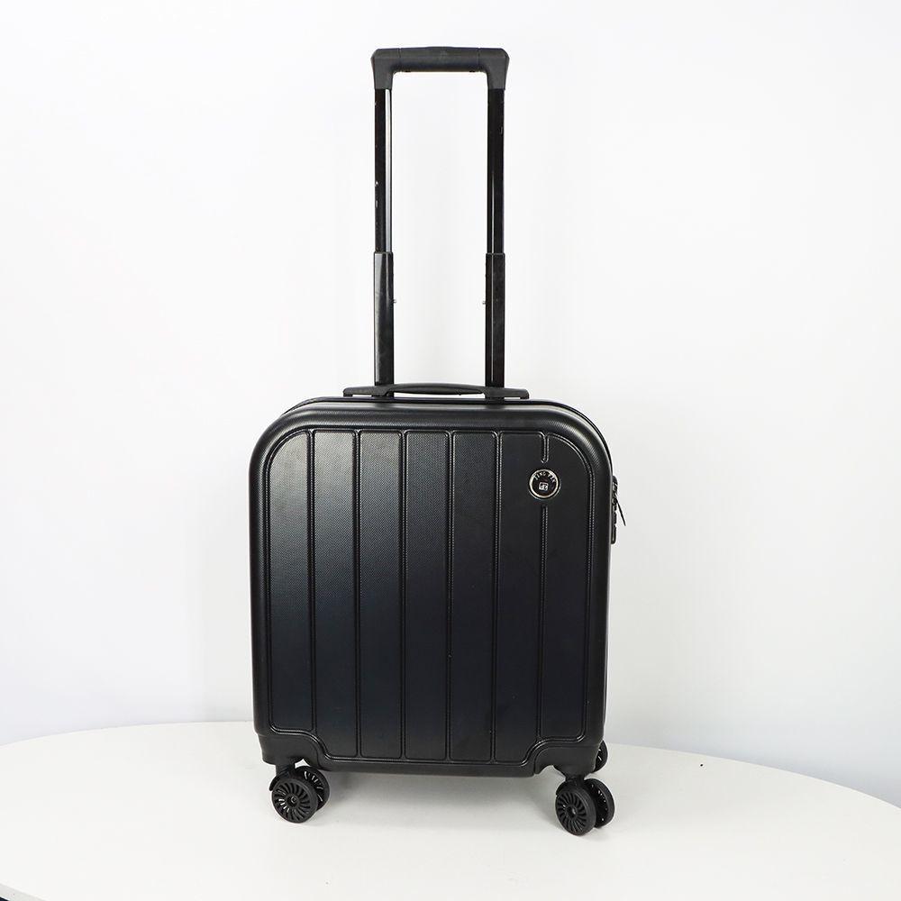 Lightweight 18" Mini Trolley Suitcase with Universal Wheels & Combination Lock
