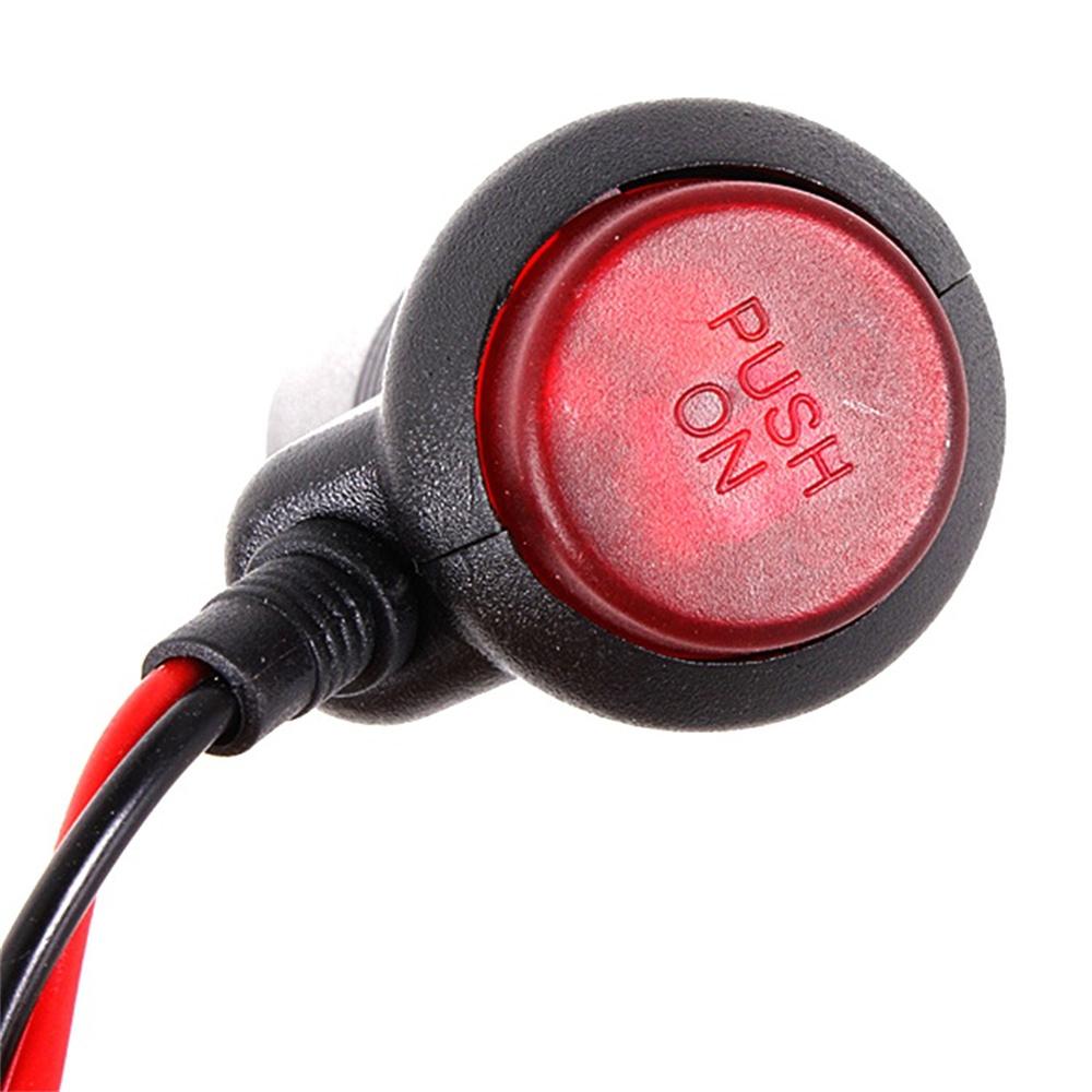 Vehicle cigarette lighter plug vehicle cigarette lighter power cord with switch 12v24 general