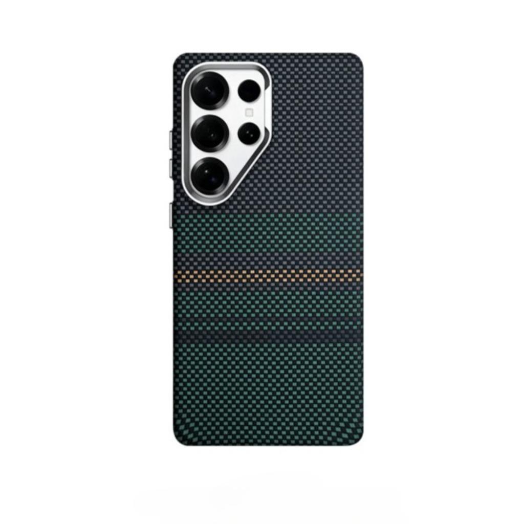 Fashion Patterns Carbon Fiber Texture N52 Magnet Phone Case for Samsung S26 Ultra S25 Ultra S24 Ultra S23U /Shockproof /Thin Anti-fingerprint