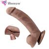 Miękkie silikonowe realistyczne Dildo Skóra uczucie ogromny duży penis z przyssawką Sex zabawki dla kobiet
