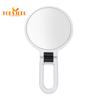 Miroir de maquillage grossissant – Poignée pliable, portable, 1 x 15 x, élégant, compact et polyvalent.