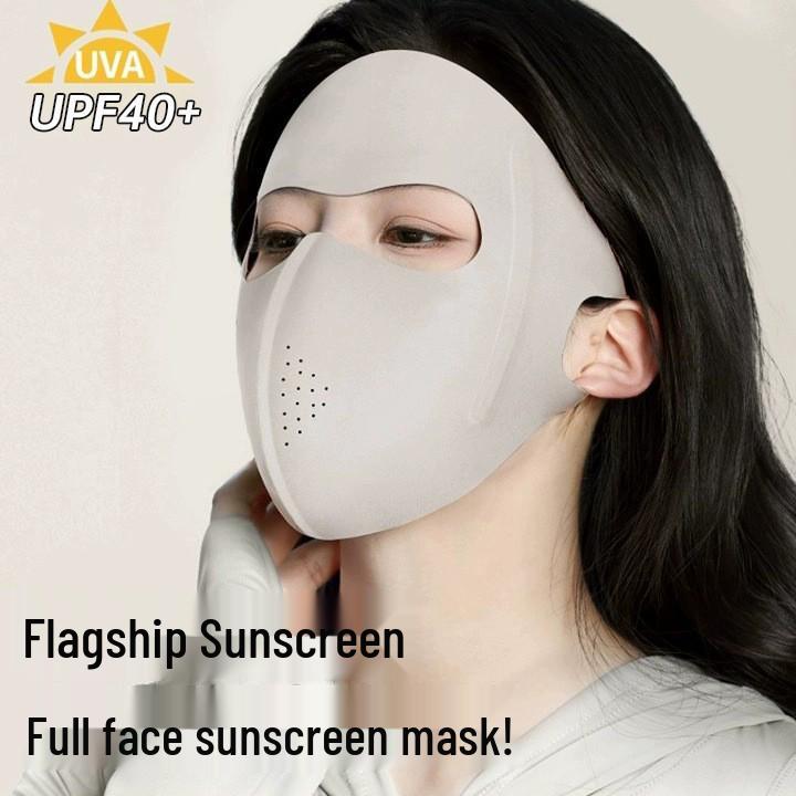 

Скидка для новичков: 5 юаней – Женская высококачественная тонкая летняя маска для лица с защитой от УФ-лучей 2025