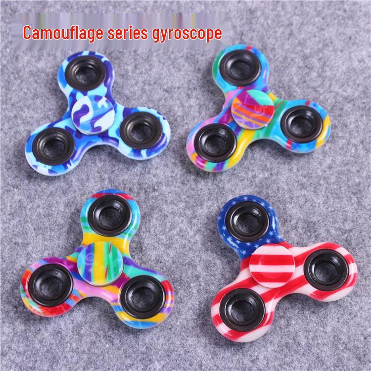 Creative Stress-Relief Alloy Fidget Spinner - Colorful Toy for Kids and Students