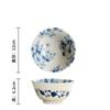 Retro Style Flowers Ceramic Plate Home Daily Afternoon Tea Dessert Snack Plates High End Restaurant Delicious Dishes Soup Plate