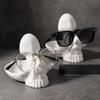 Multifunctional Tabletop Sundries Organizer Gothic Skull Shape 3D Printed Desk Storage Holder for Daily Key and Eyeglasses Decor