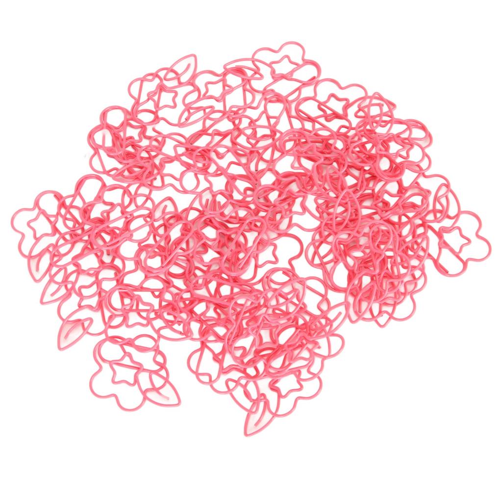 90 ks Kovové kancelářské sponky Kreativně roztomilé kancelářské sponky Malé přenosné kancelářské sponky pro studenty Kancelář