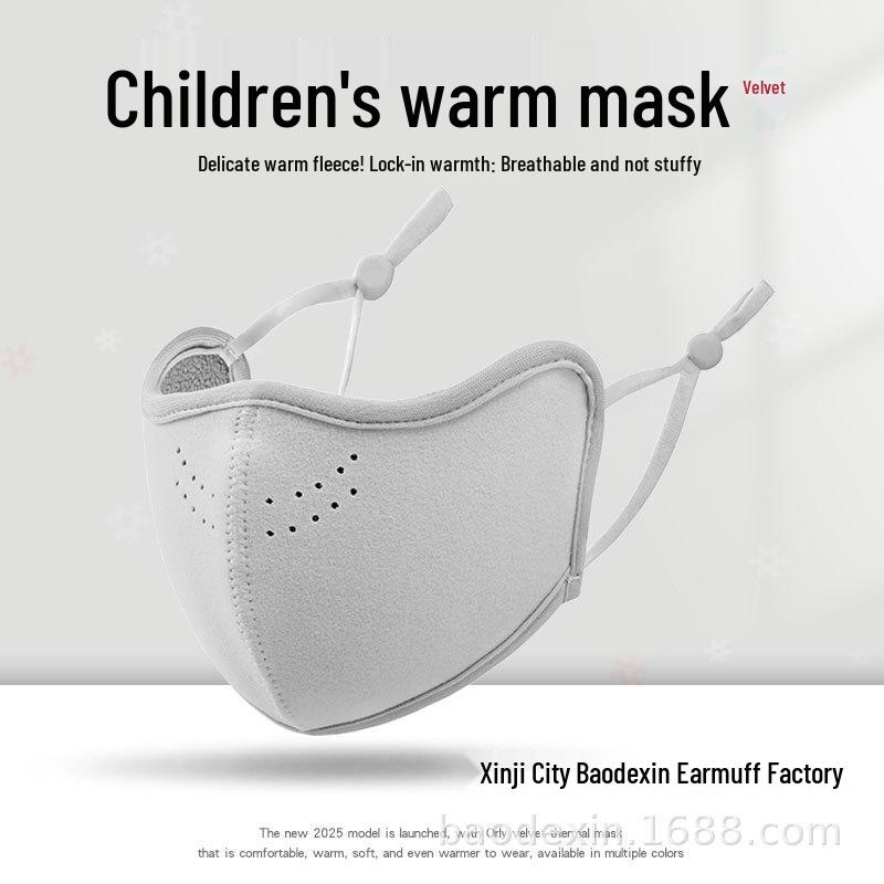 Winter Warm 3D Face Mask for All Ages - Australian Wool, Breathable, Windproof Outdoor Protection