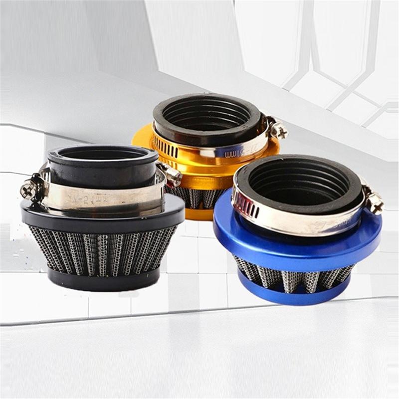 For Motorized Bicycle Push Mini Moto Pocket Bike ATV Quad Motorcycle Parts- Universal 48/50MM Air Filter Cleaner