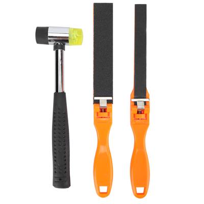 3pcs Sandpaper Ruler Sandpaper Polished Rod Double Faced Hammer Jewelry Polishing Tools
