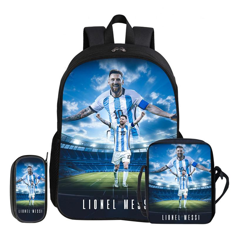 Sac à dos Étoile du Football Sac à dos Ronaldo Apprendre, Voyage Sacs d'école Sacs Spacieux Sport Football Sac à dos Élève Convient à Tous les Âges