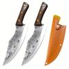 Professional Kitchen Chef Knife Forged Multipurpose Butcher Knife Stainless Steel Cutting Utility Cleaver Vegetable Chopper Fish