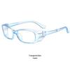 Trendy Plain Anti-Blue Light Small Square Frame Glasses for Men and Women - Jelly Color YY3379