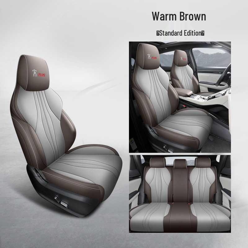 New Leather Car Seat Cushion for BYD Song PLUS - All-Season, Five-Seater Model