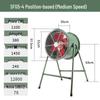 Silent Axial Exhaust Fan 220V/380V - Powerful Industrial Ventilation Blower