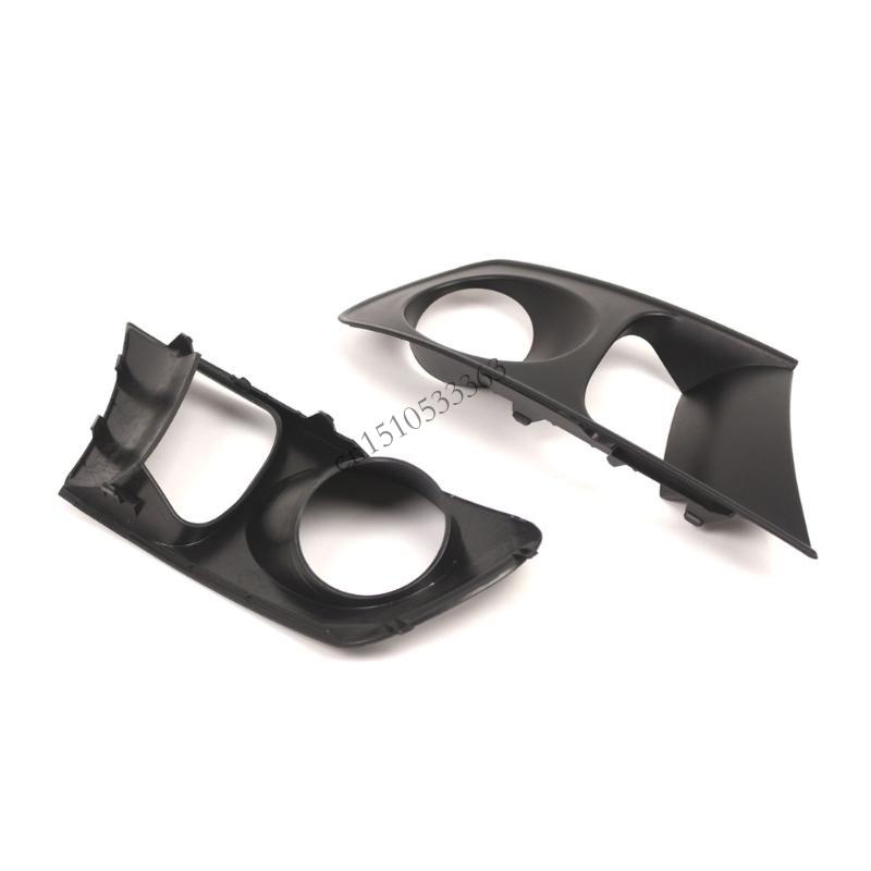090E Bumper Trim Grille Automotive Accessories Easy Installation Front Bumper Fog Light Frame Grille for 6L 2002-2006