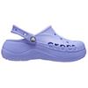 Crocs Baya Platform Clog Comfortable Versatile Women Clogs Purple 208186-5PY