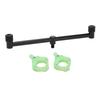 Fishing Rod Holder Lightweight Magnetic Bracket Head Fishing Rod Tail Rest Holder Tool Accessories(2 Head 25cm 9.8in