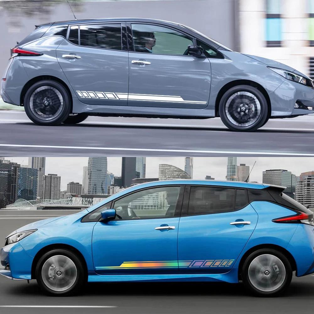 Car Sticker For Nissan LEAF Door Side Wrap Decals Kit Waterproof Wrap Vinyl Film PVC Decals Car Accessories Decoration Exterior