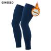 2024 CINESSD Black Winter Outdoor Cycling Arm Warmer MTB Bicycle Running Racing MTB Bike Leg Sleeve Fleece Leg Protection Cover