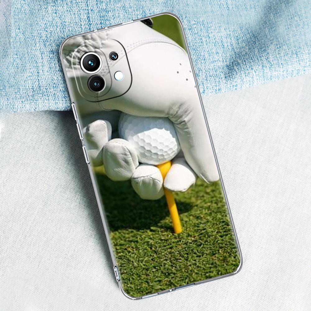 Phone Case For Xiaomi Mi 15 14 13 12 11 Lite 15T 13T 12T Pro Poco X7 X6 X5 Pro 5G X3 NFC F7 F6 F5 Clear Cover Modern Golf