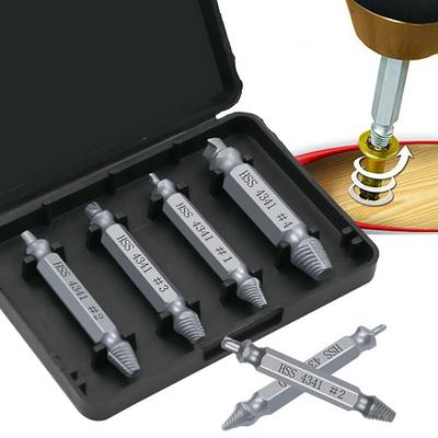 6 Teile/satz Tragbare Gebrochen Bolzen Entferner Werkzeug Universal Beschädigt Schraube Extractor Speed Out Bohrer