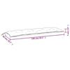 VidaXL Coussin de Banc de Jardin, Revêtement de Banc avec Jeux de Cordes, Coussin d'Extérieur Imperméable, Bleu Clair 361606