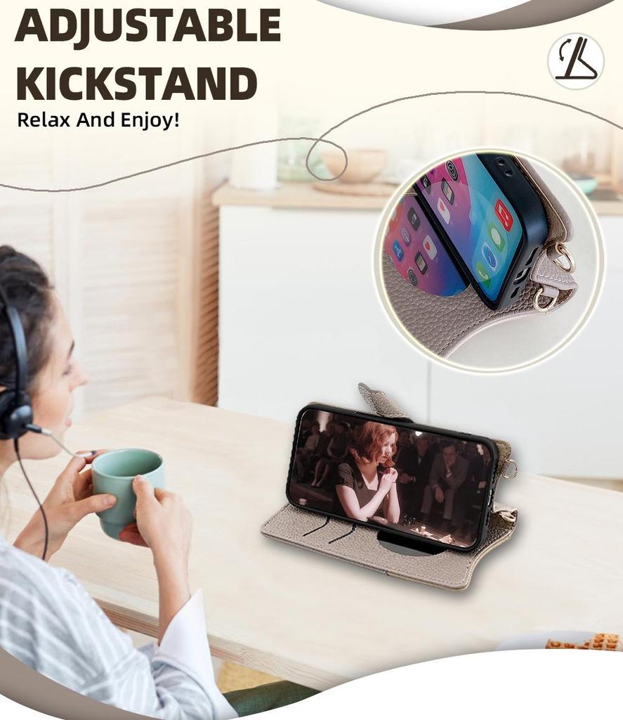 Redmi Crossbody Phone Case with Drop-proof Fishtail Design for Flip Phones