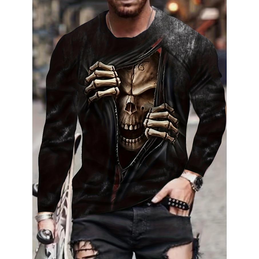 Women O Neck Long Sleeve 3d Print T Shirt