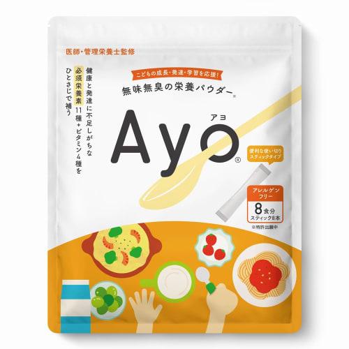 Ayo Sticks, Individually Wrapped, 8 Servings, Flavorless and Odorless, Patented Nutritional Powder, Calcium, Iron, Dietary Fiber, Folic Acid, Zinc, Vi