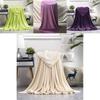 Sumptuous 22 Solid Colors Flannel Plush Fleece Blanket Perfect For Sofa Relaxation