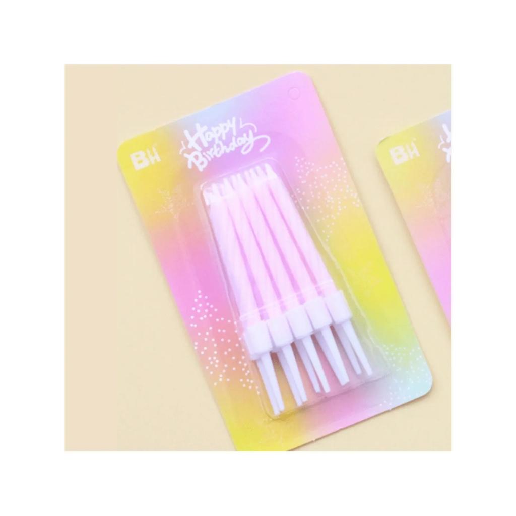 10 stk Gradient Bursdagskakelys Perfekt Jule Bryllupstema Fest Bursdagskakedekorasjoner