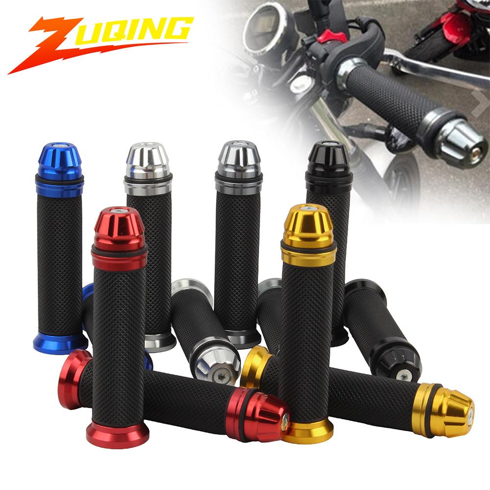 CNC Aluminum Off-road Motorcycle Handlebar Grips with Rubber Covers