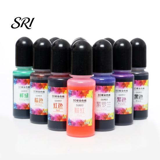 Epoxy Resin Color Pigments 10ml Dye Highly Concentrated Colorant Liquid Coloring for DIY Crafts Pigment AB Jewelry Making And Craft