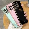 Luxury Square Plating Silicone Phone Case For Oneplus 10 Pro 9 Pro 9R T Soft TPU Bumper Shockproof Cases For One Plus 8T Back Cover