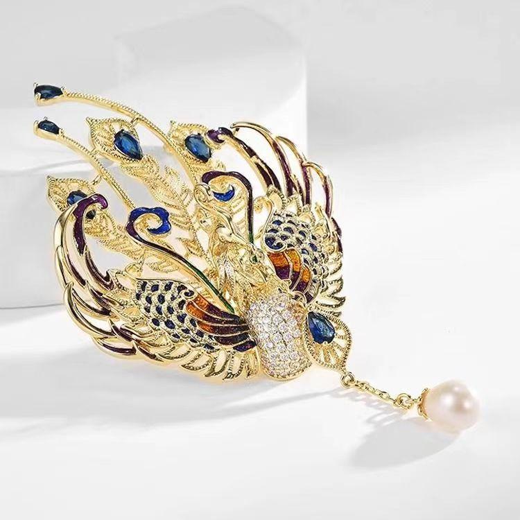 Starszy broszki kwiat liść broszka szpilki dla kobiet garnitur wisiorek moda broszki biżuteria