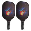 Pickleball Set 2 Rackets 4 Balls 1 Racket Bag Glass Fiber PP for Outdoor Sporting Training