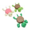 3 Pcs Funny Turtle Cup Holder Moving Limbs Open Eyes Desktop Decor Turtle Coaster Cup Pad for Home