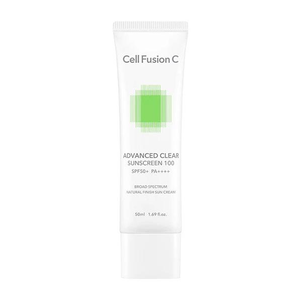 

CELL FUSION C Advanced Clear Sunscreen 100 50 мл SPF50 PA++++, Увлажняющий, Корейская косметика, Kbeauty