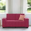 VidaXL 2-seater Sofa Bordeaux Red 120 Cm Velvet, Sofa, Two-seater Sofa, 2-seater Velvet Sofa, Layer, 4105014